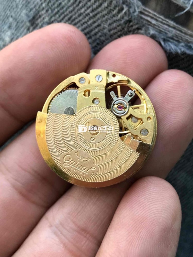 Cục máy vàng tự động cót phụ size 27mm