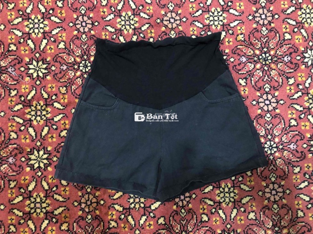 Jeans bầu màu đen