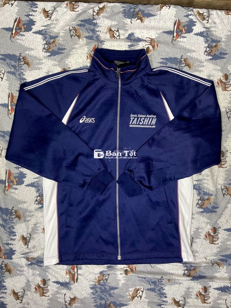 Áo khoác Asics x Vintage xanh