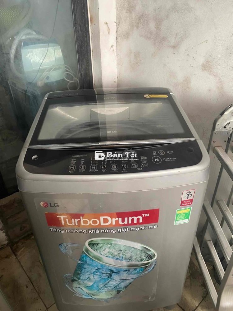 MÁY GIẶT LG 10KG ZIN NGUYÊN BẢN, DÙNG ÍT, MỚI 90%