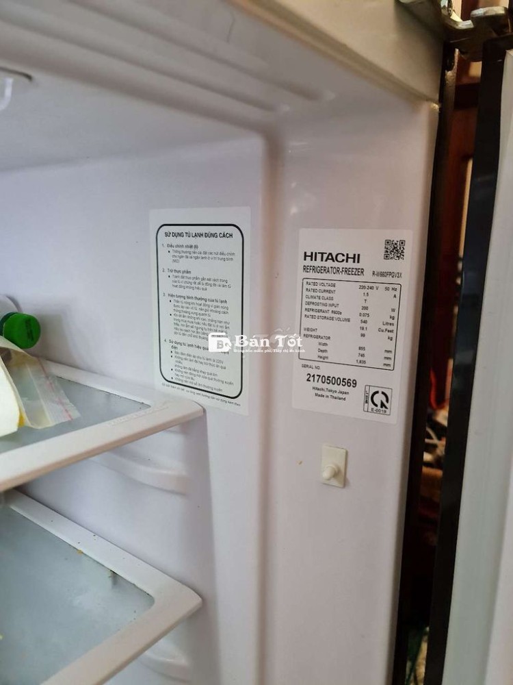 BÁN TỦ LẠNH HITACHI INVERTER 4 Cánh