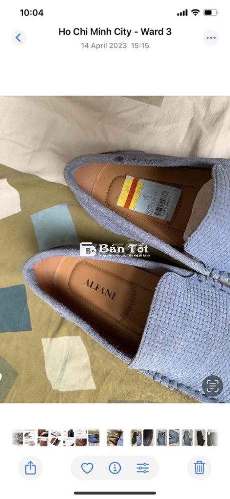 Giày da lộn Alfani size 9