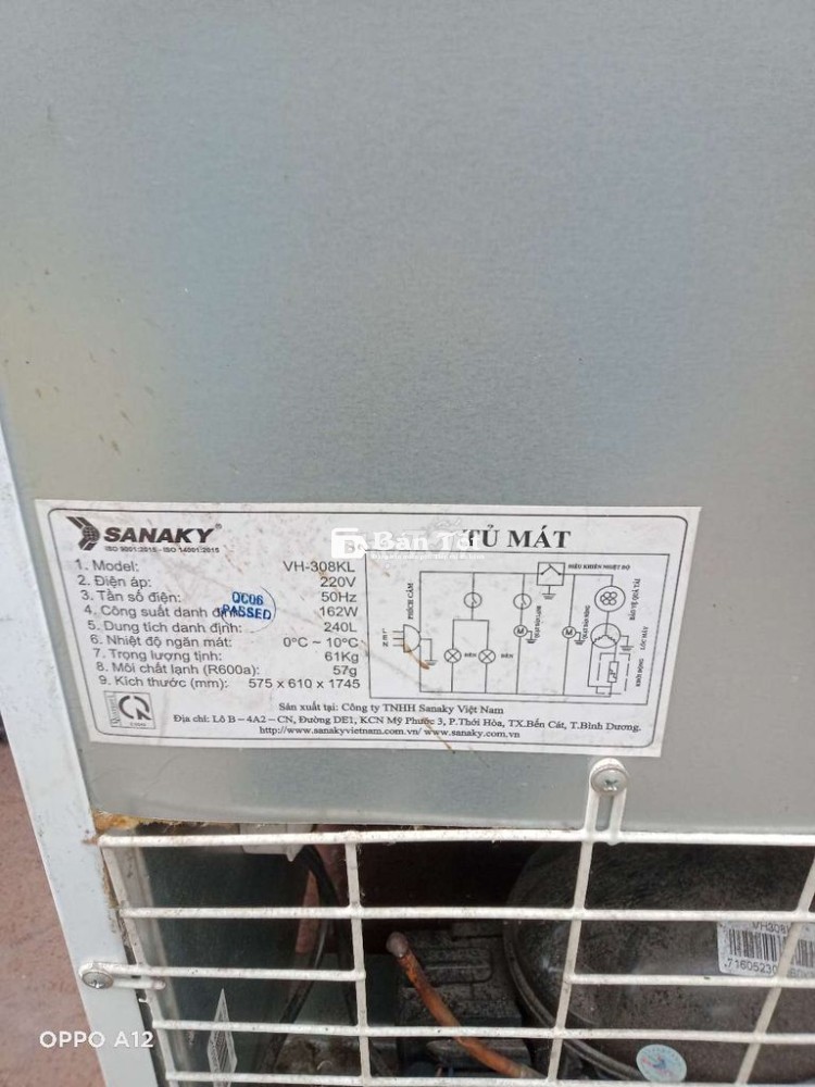Thanh Lý Tủ Mát Sanaky Còn Mới, Giá 4.5 Triệu  