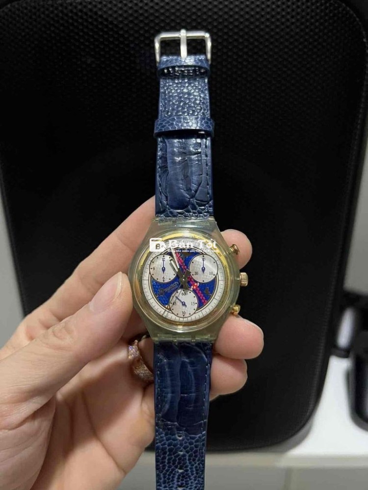 Swatch Máy Thụy Sĩ ĐH Swatch 6 Kim Chạy Chronograph  