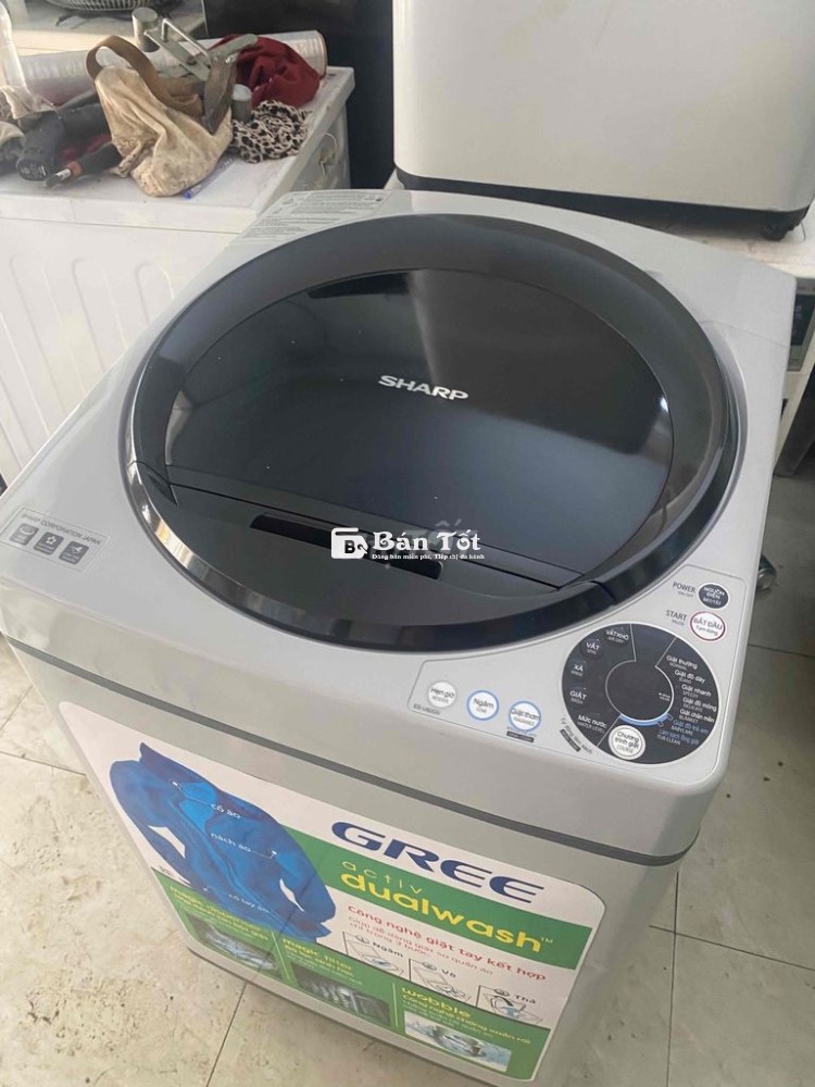 máy giặt shap đã qua sử dụng chạy tốt