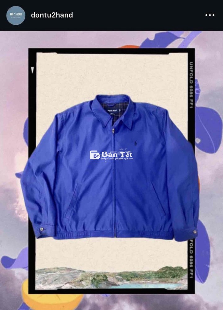 áo khoác Vintage 90’ Harrington PoLo Ralph Lauren