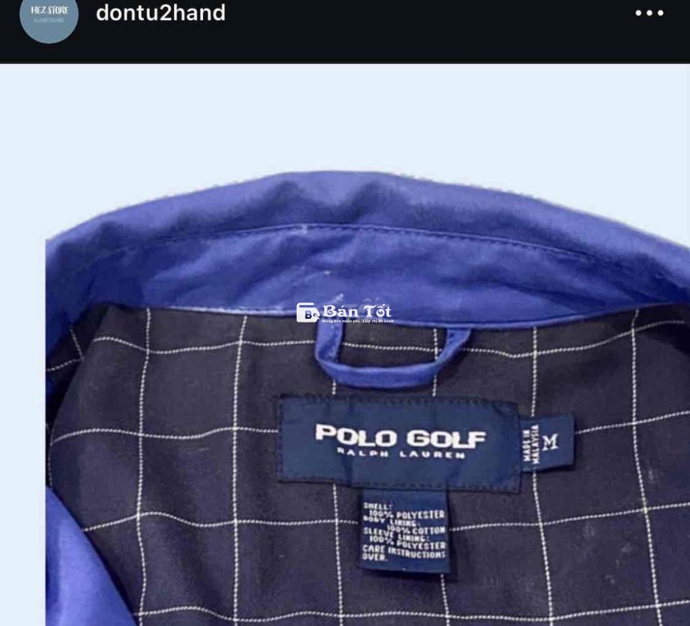 áo khoác Vintage 90’ Harrington PoLo Ralph Lauren