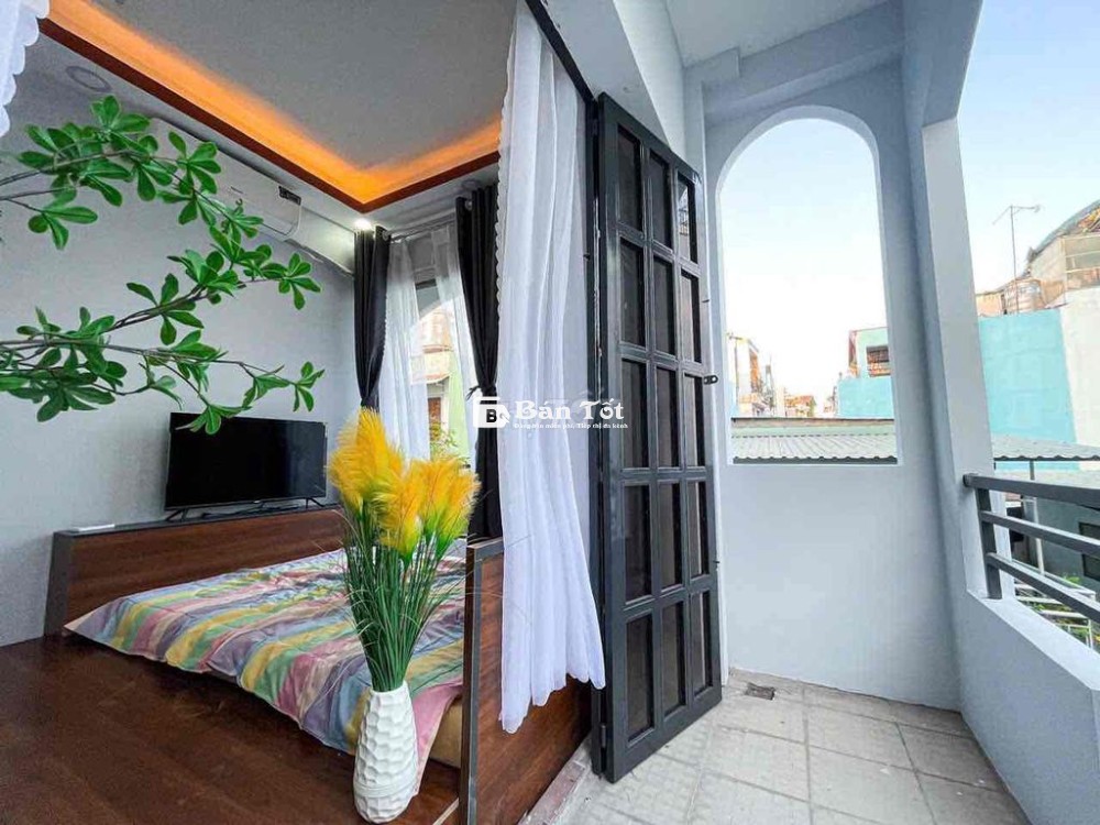 1 Phòng Ngủ 40m2 - Ban Công - Nguyễn Tri Phương - Gần cầu vượt 3/2