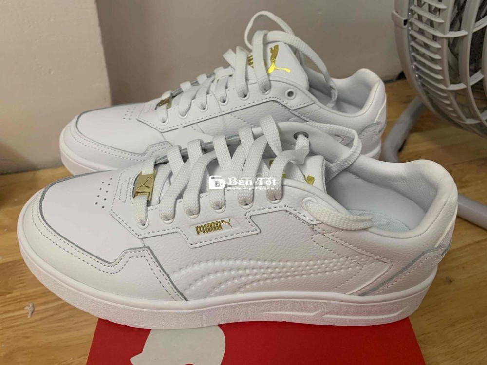 Giày Puma Court Classic Lux Chính Hãng Size 39 (25cm) - New 100%