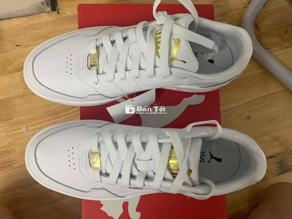 Giày Puma Court Classic Lux Chính Hãng Size 39 (25cm) - New 100%