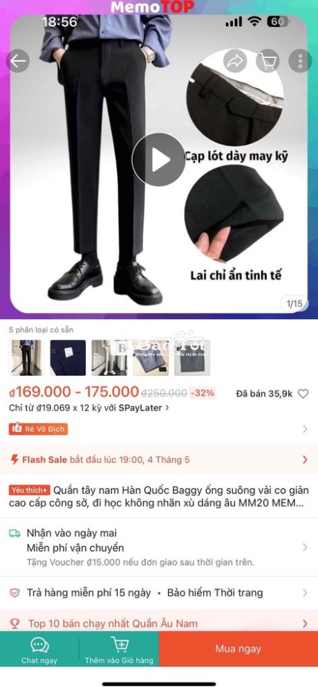 Mình cần pass rẻ lại quần tây ( New) size 31