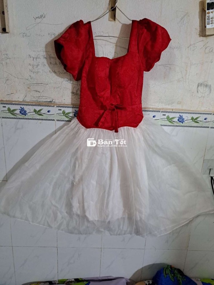 Đầm xòe 57kg đổ lại mặc đẹp  
