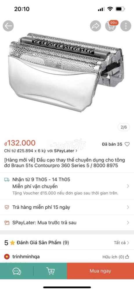 Đầu cạo thay thế