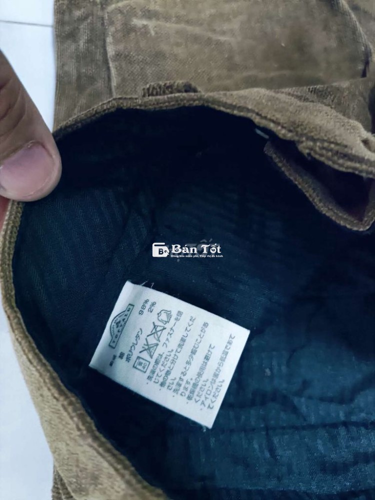 2 quần nhung tăm ống rộng size 30/31.2 cái 180k