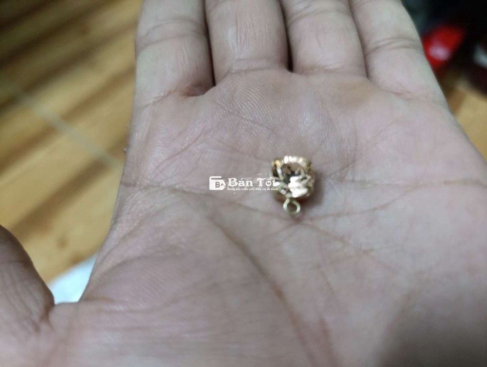 Mặt Viên Đá Sapphire Vàng Trà Lửa 0.96ct