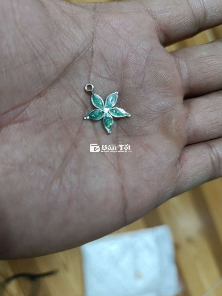 Mặt Viên Đá Sapphire Vàng Trà Lửa 0.96ct
