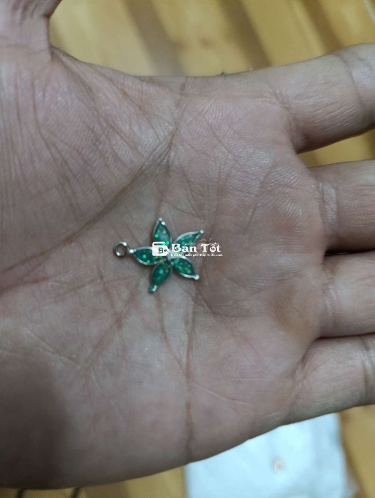 Mặt Viên Đá Sapphire Vàng Trà Lửa 0.96ct