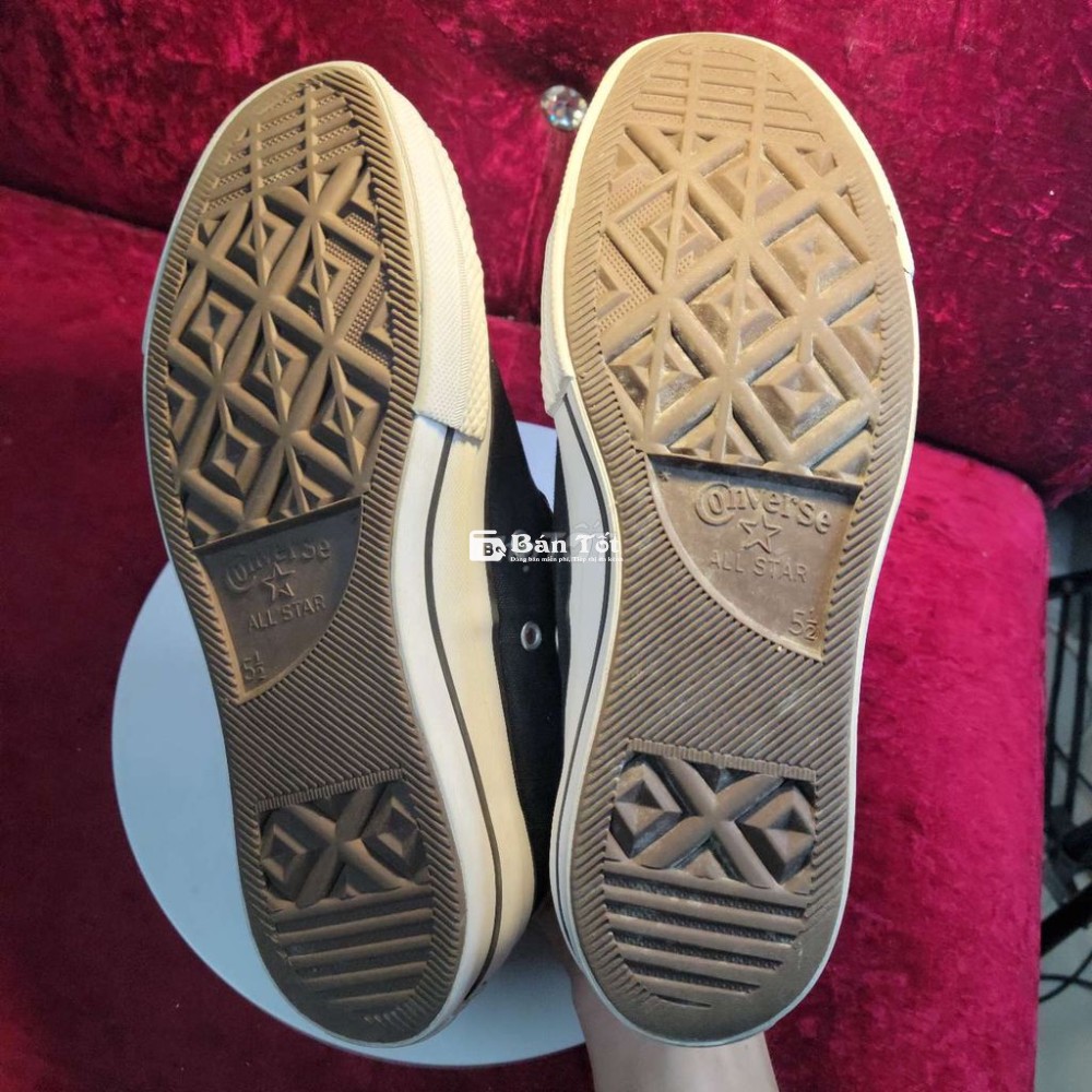 Giày Converse Size 38 Chính Hãng Dòng Tăng Chiều Cao, Độ Mới Còn Như Mới  