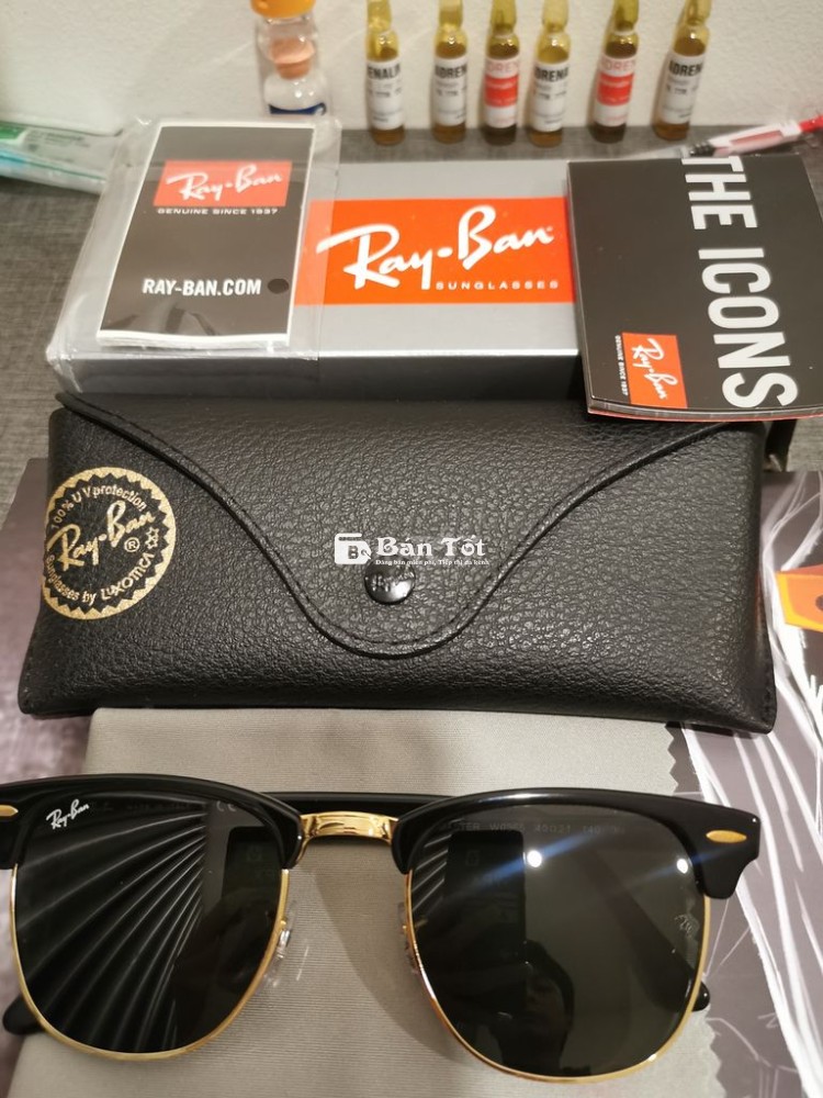 CẦN NHƯỢNG LẠI KÍNH MÁT RAYBAN 3016 CLUBMASTER