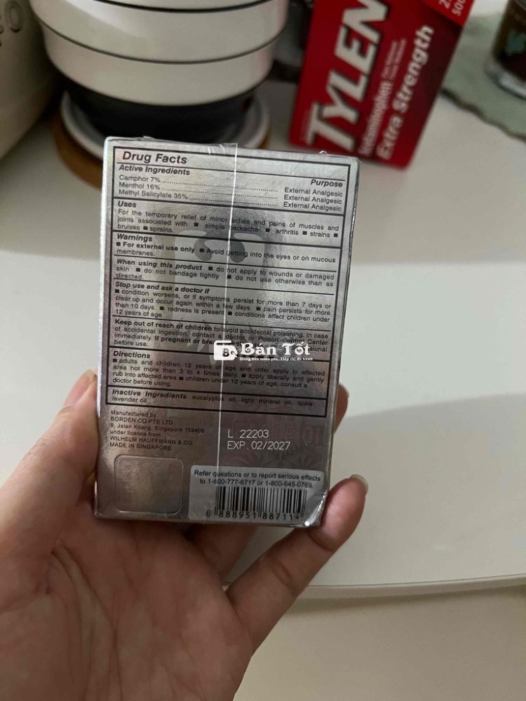 Dầu Trắng Con Ó Mỹ - Hàng Xách Tay  