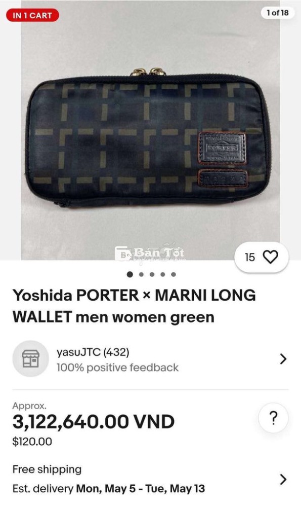 Ví Porter x marni