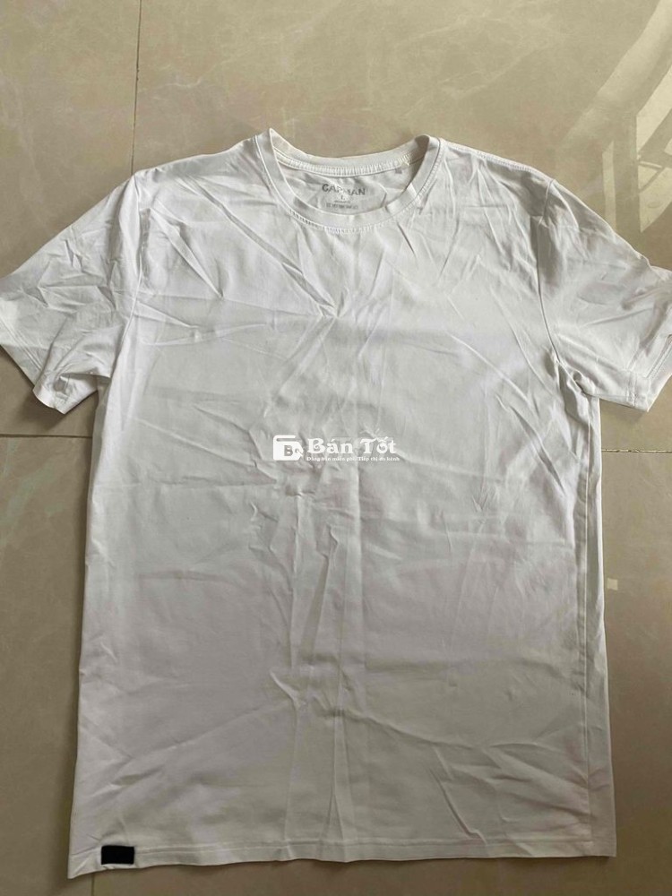 Áo thun trắng basic Capman size L