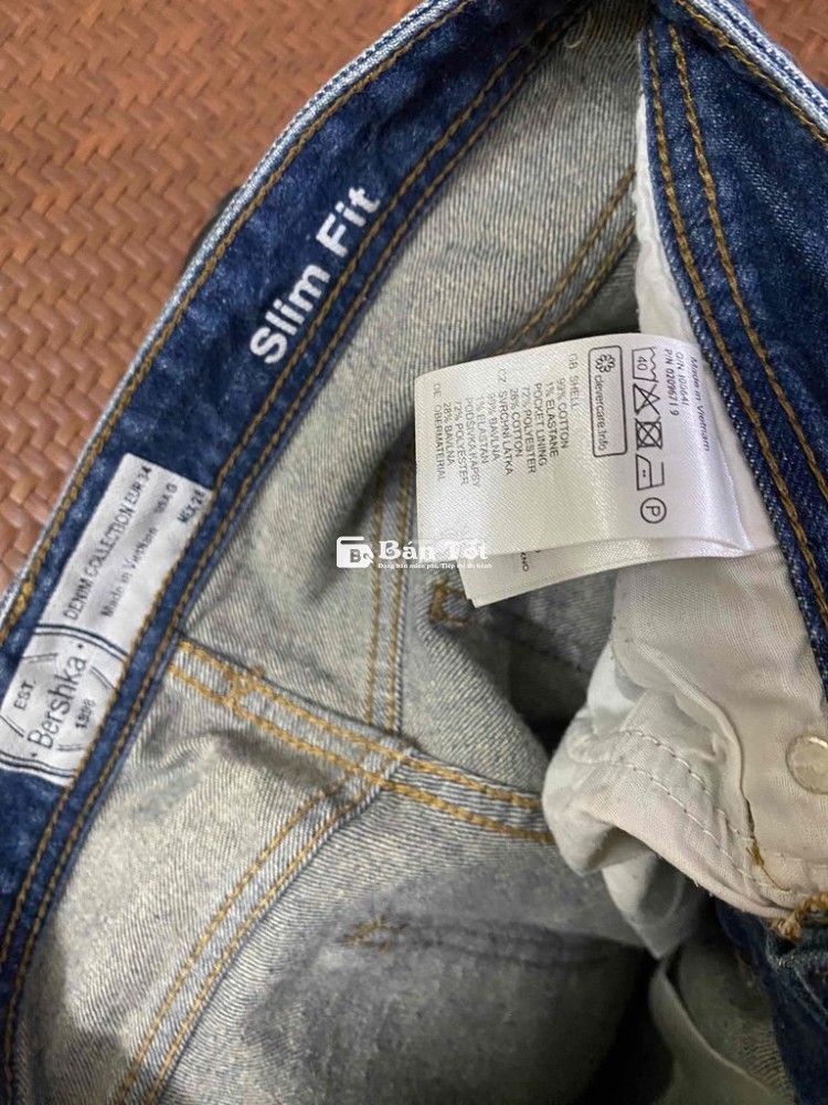 Quần jean hiệu Bershka, size 28