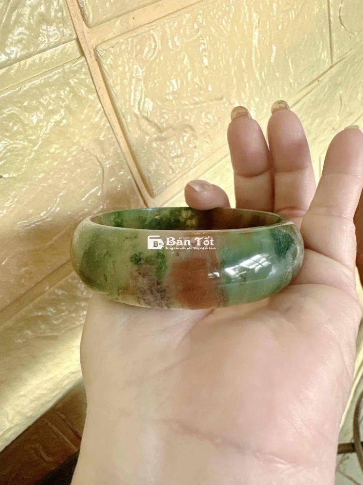 Vòng Băng Ngọc Thủy Tảo Tự Nhiên - Size 57/58 Đeo Vừa Vặn  