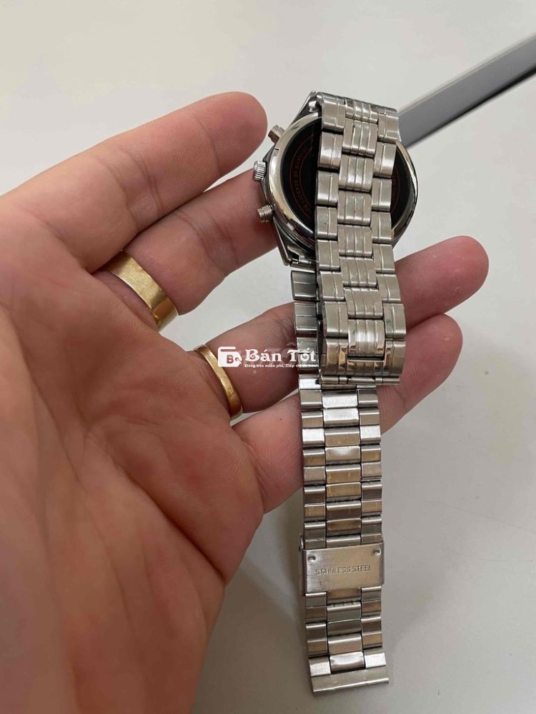 💥bán đồng hồ năng lượng MARSHAL dây thép k rỉ