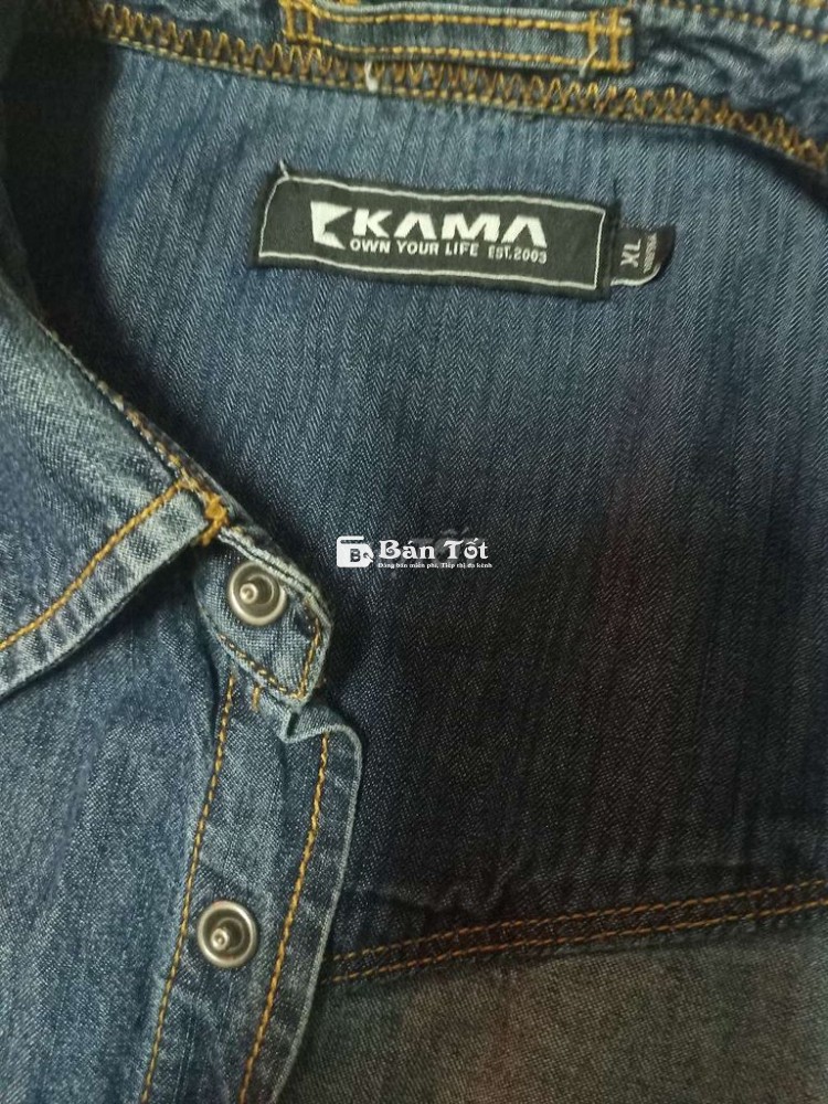 Áo Sơ mi jean Size XL 65 -70kg