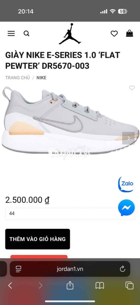 Giày Nike Auth Size 42 - Chỉ Mang 1 Lần!